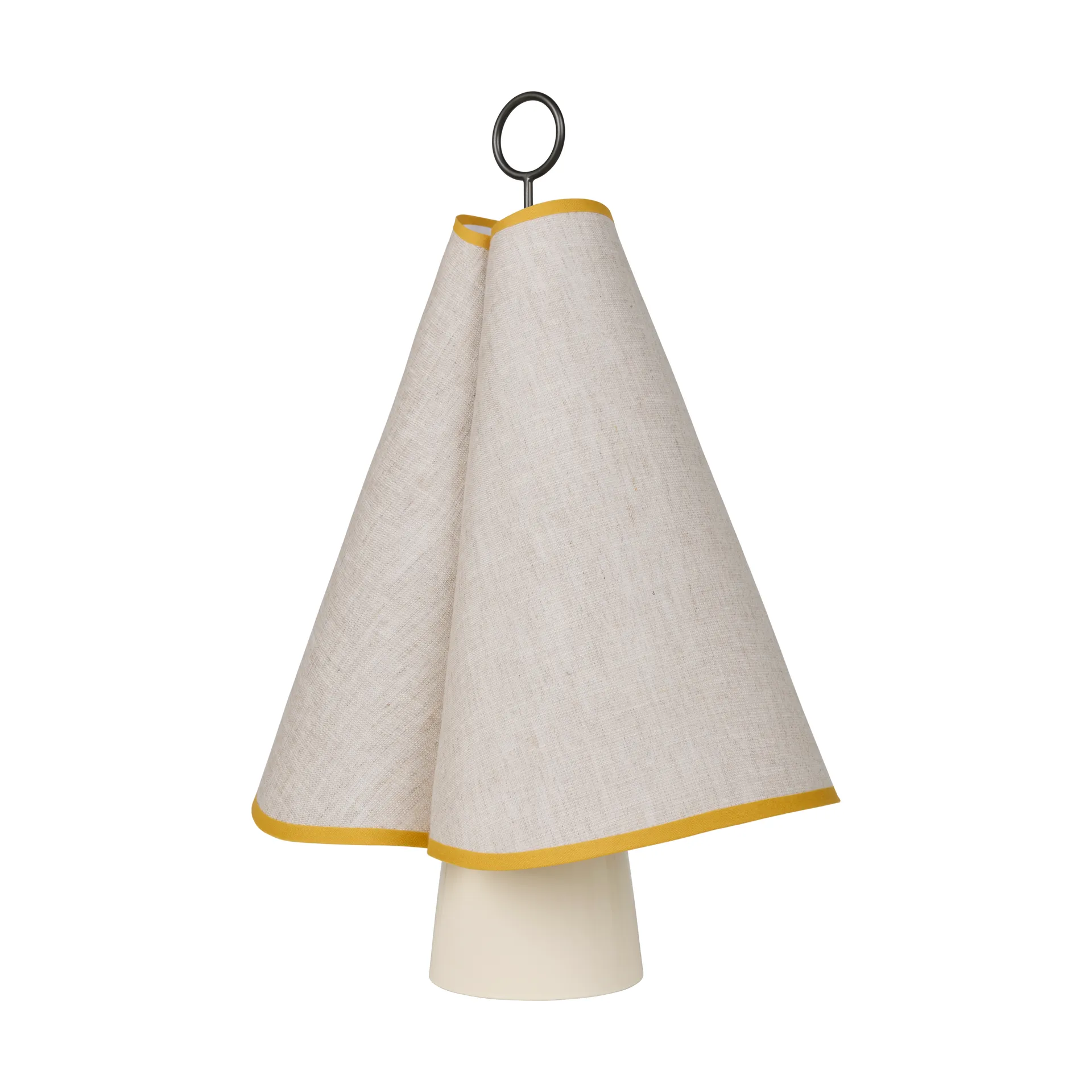 Hornbæk tragbare Tischlampe, Poppy yellow GUBI