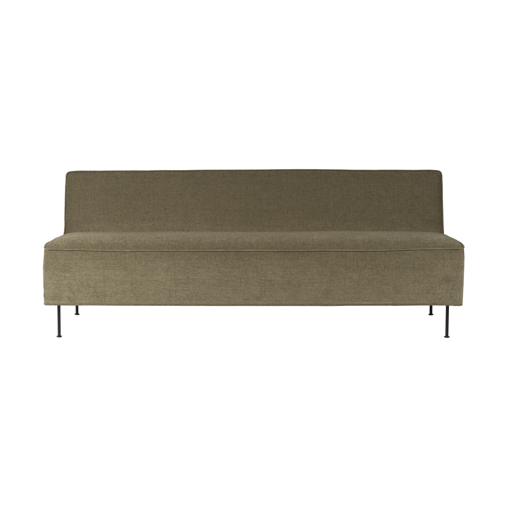 Modern Line Sofa 180x83x70cm, Belsuede special FR 002-black GUBI