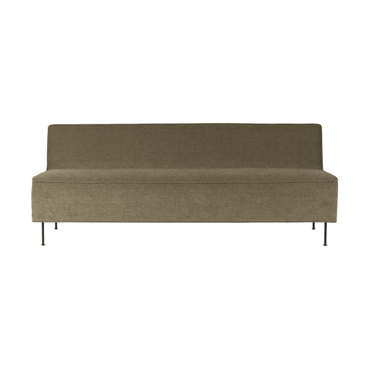Modern Line Sofa 180x83x70cm - Belsuede special FR 002-black - GUBI