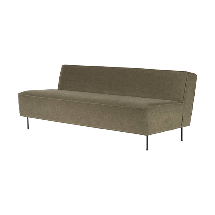 Modern Line Sofa 180x83x70cm - Belsuede special FR 002-black - GUBI