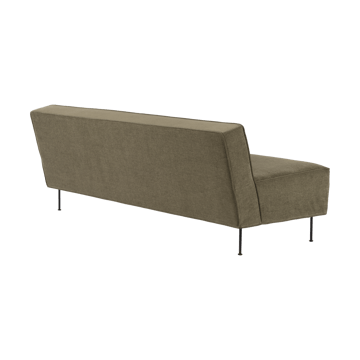 Modern Line Sofa 180x83x70cm - Belsuede special FR 002-black - GUBI