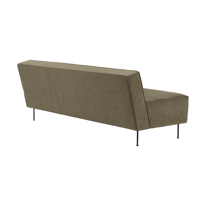 Modern Line Sofa 180x83x70cm - Belsuede special FR 002-black - GUBI