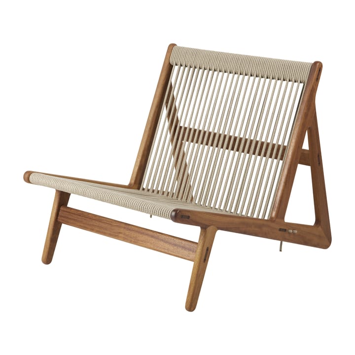 MR01 Initial outdoor lounge chair - Geöltes Irokoholz - Gubi