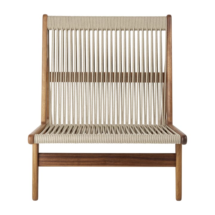 MR01 Initial outdoor lounge chair - Geöltes Irokoholz - Gubi
