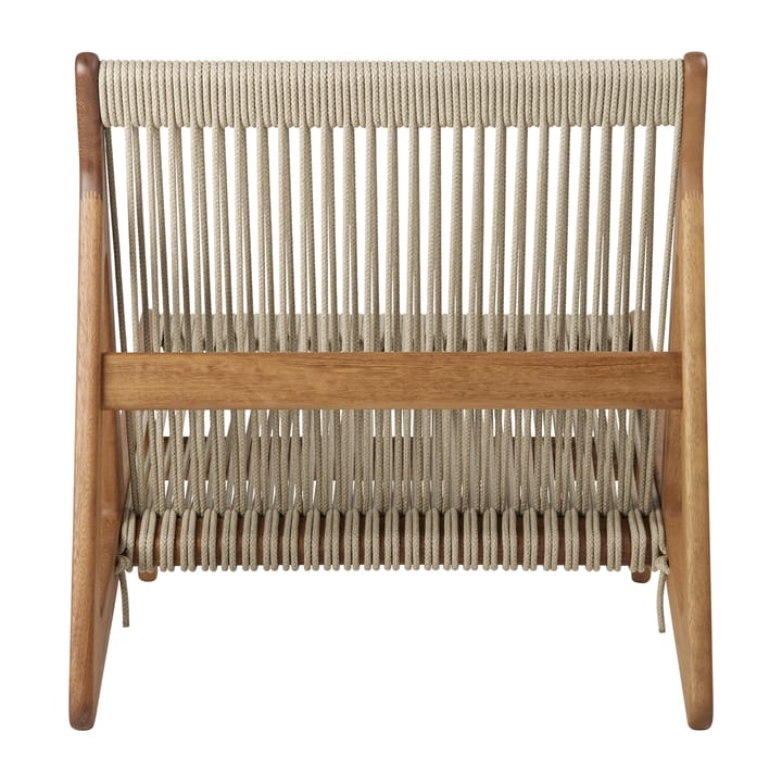 MR01 Initial outdoor lounge chair - Geöltes Irokoholz - Gubi