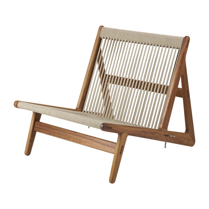 MR01 Initial outdoor lounge chair - Irokoholz geölt - GUBI