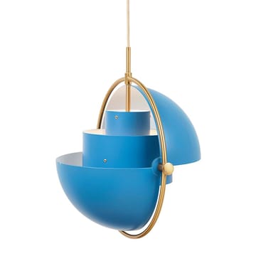 Multi-Lite Pendelleuchte - Messing-blau - GUBI