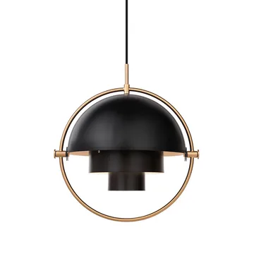 Multi-Lite Pendelleuchte - Messing-kohlschwarz - GUBI