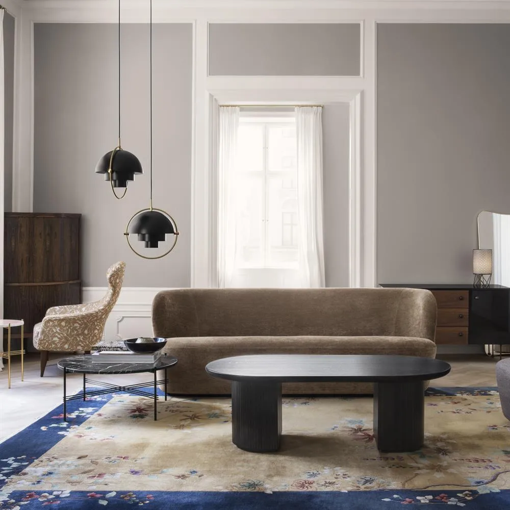 Multi-Lite Pendelleuchte, Messing-kohlschwarz GUBI