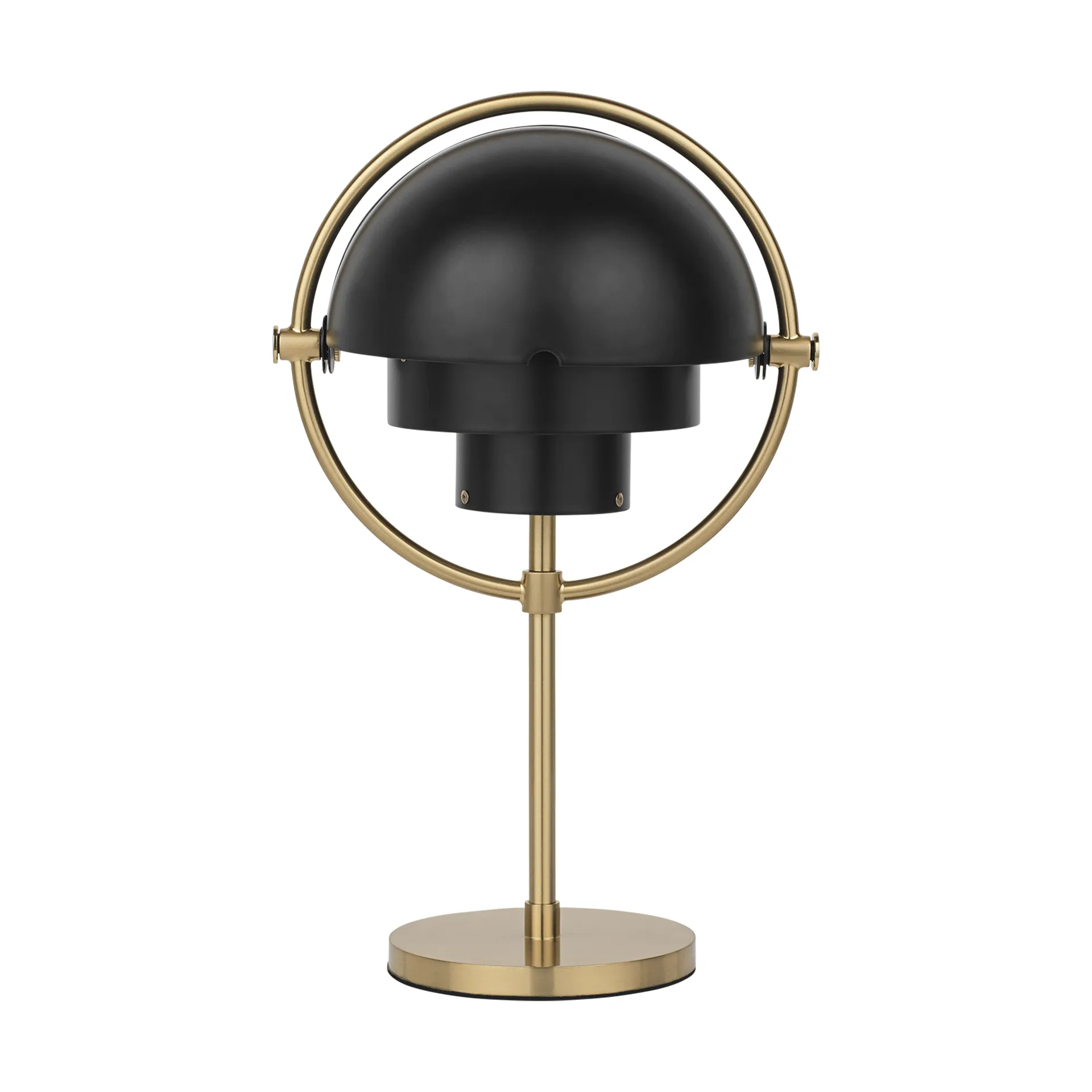 Multi-Lite portabel Leuchte, Black semi matt-brass GUBI