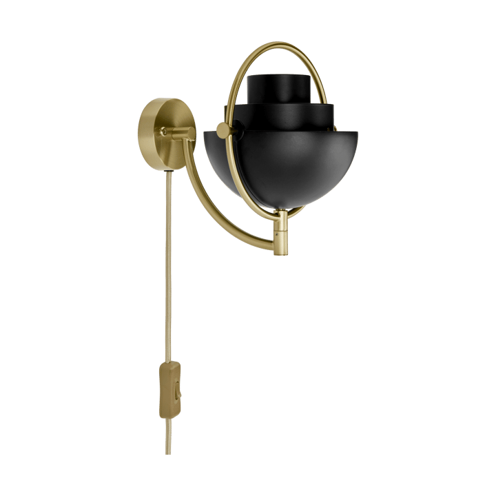 Multi-Lite Wandleuchte, Schwarz-messing GUBI