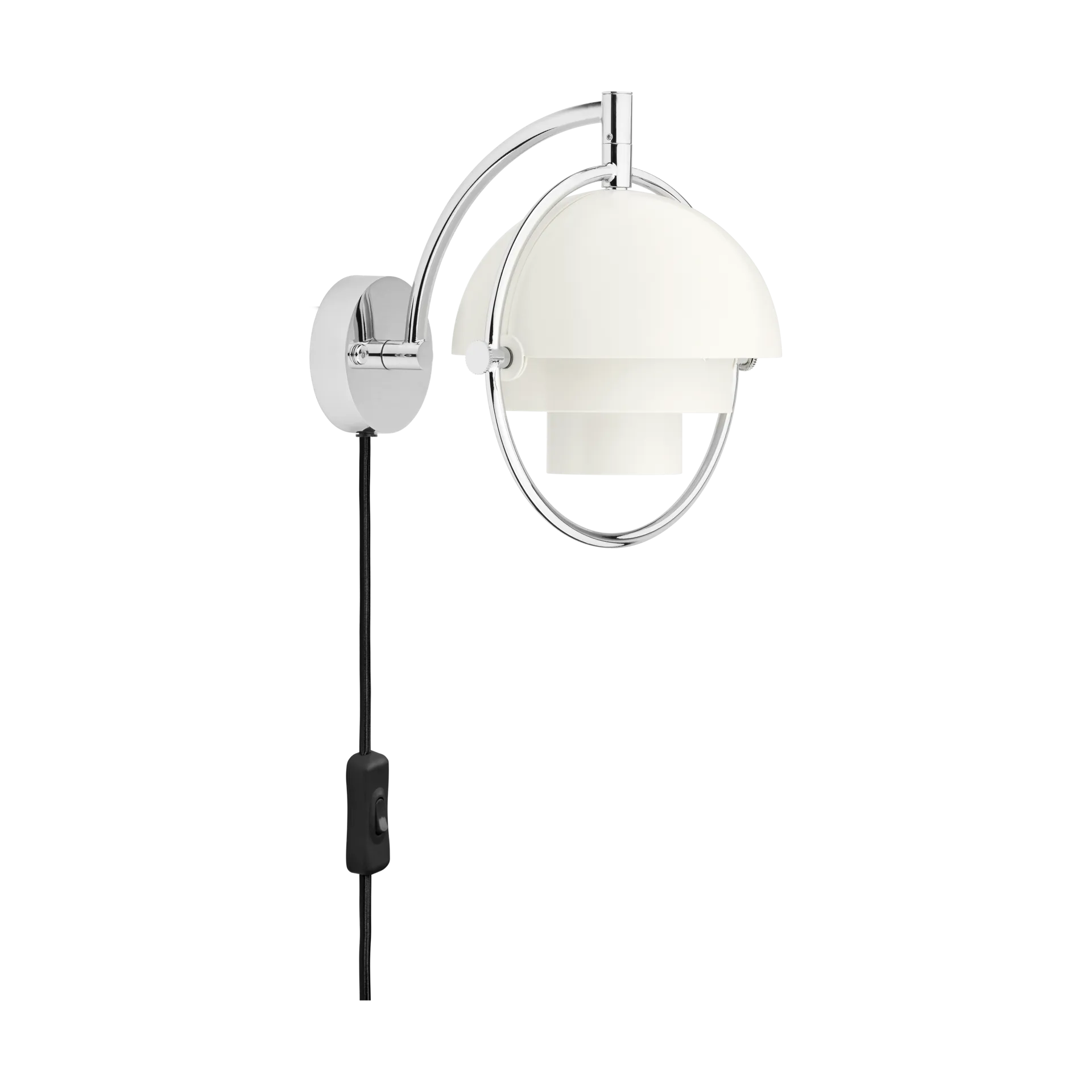 Multi-Lite Wandleuchte, Weiß-chrom GUBI