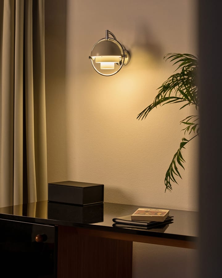 Multi-Lite Wandleuchte, Weiß-chrom GUBI