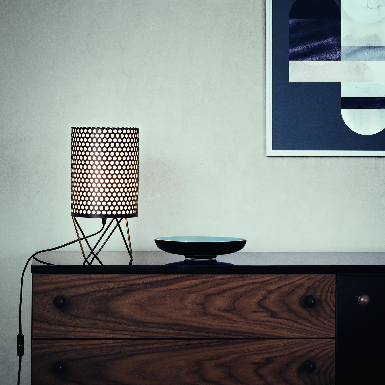 Pedrera ABC Tischleuchte PD4, Schwarz GUBI