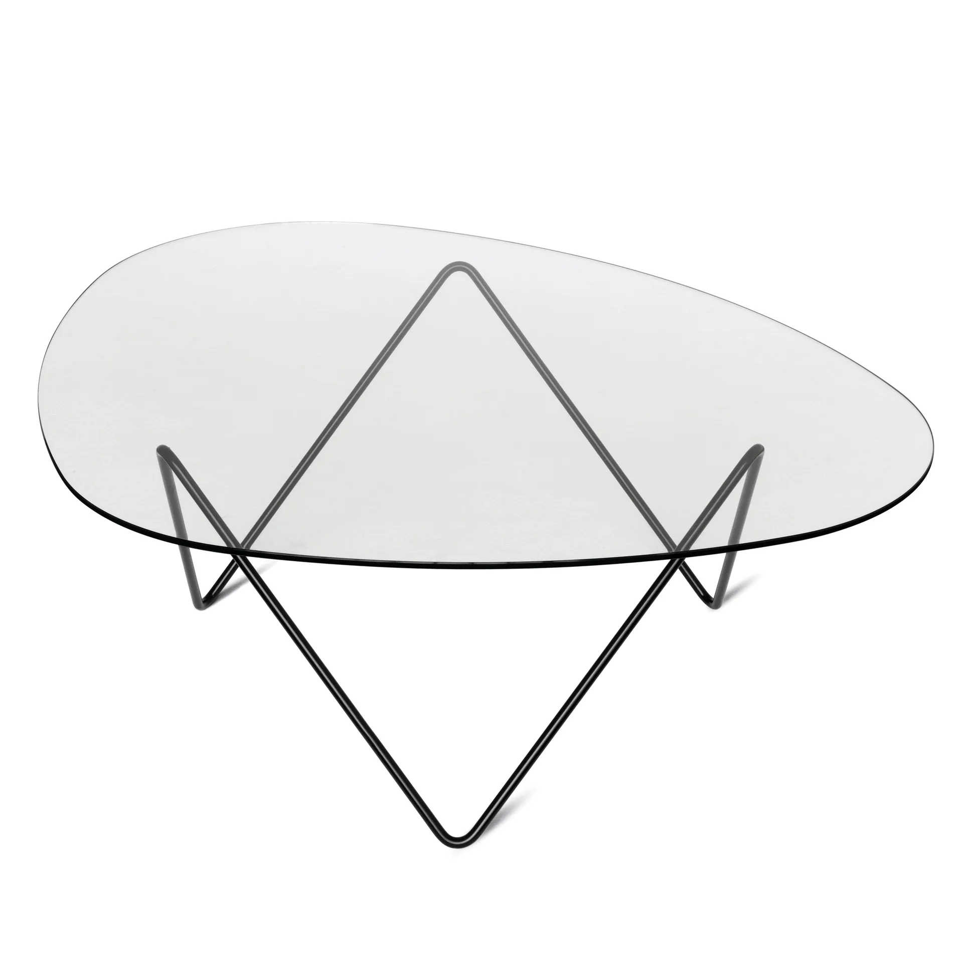 Pedrera Beistelltisch, Schwarze Beine GUBI