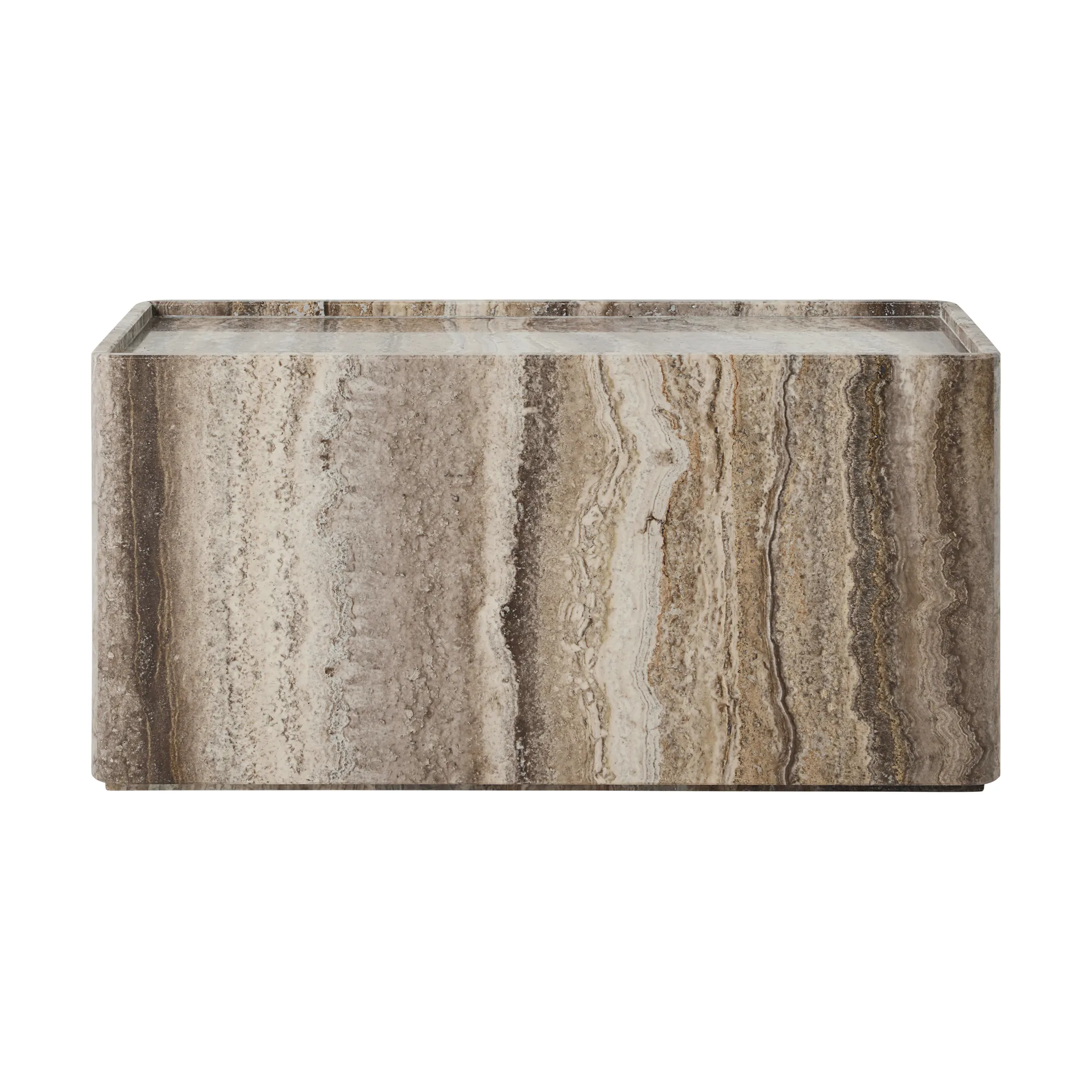 Pietra Beistelltisch 30x80x40 cm, Lively sepia GUBI