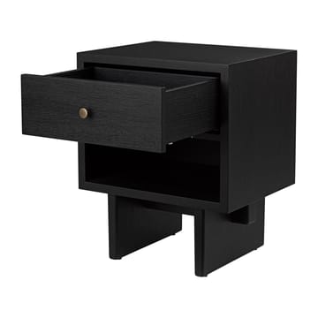 Private Beistelltisch 40 x 50cm - Braun-Eiche schwarz gebeizt - GUBI