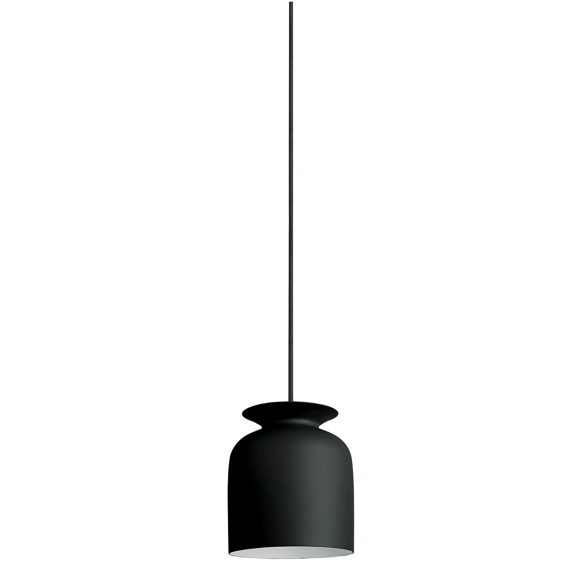 Ronde Pendelleuchte klein, Charcoal black GUBI