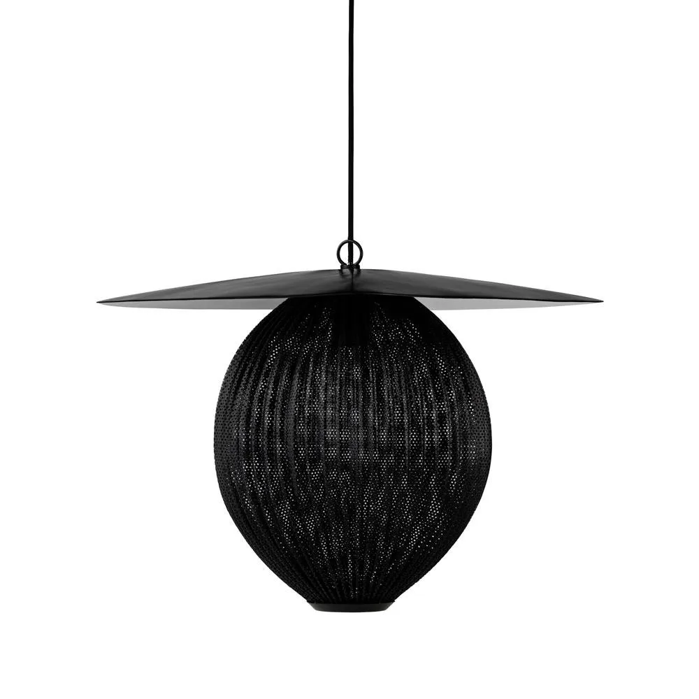 Satellite Pendelleuchte large, Midnight black (schwarz) GUBI