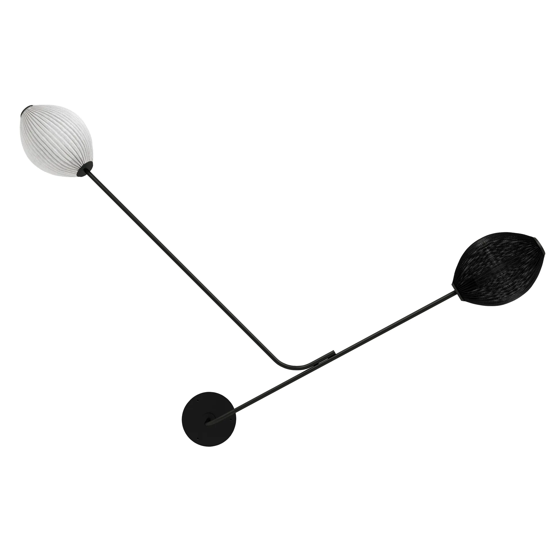 Satellite Wandleuchte, Black-white GUBI
