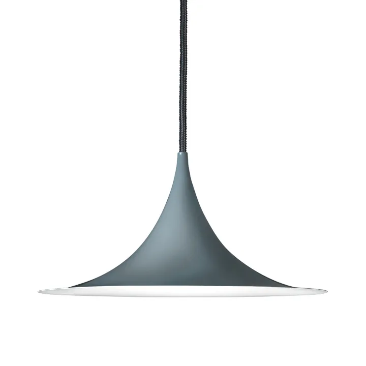 Semi Pendelleuchte Ø47 cm - Antracite grey glossy - GUBI