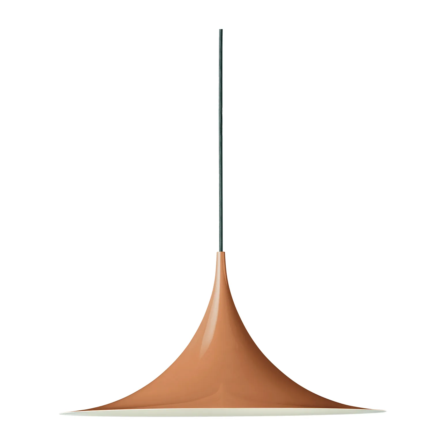 Semi Pendelleuchte Ø47 cm, Roasted pumpkin glossy GUBI