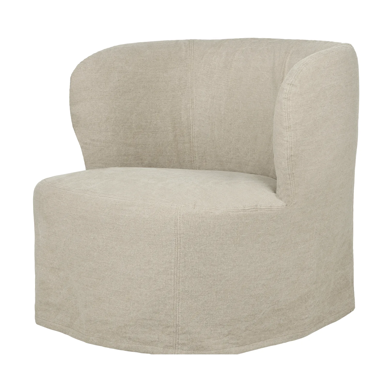 Stay Slipcover Loungesessel, Linen 0023, groß GUBI