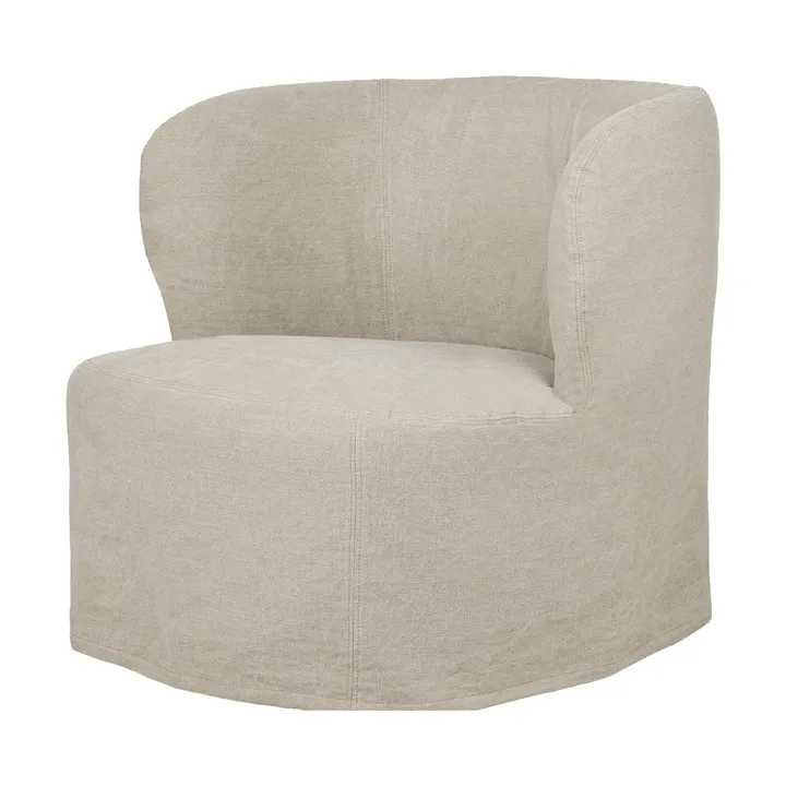 Stay Slipcover Loungesessel - Linen 0023, groß - GUBI
