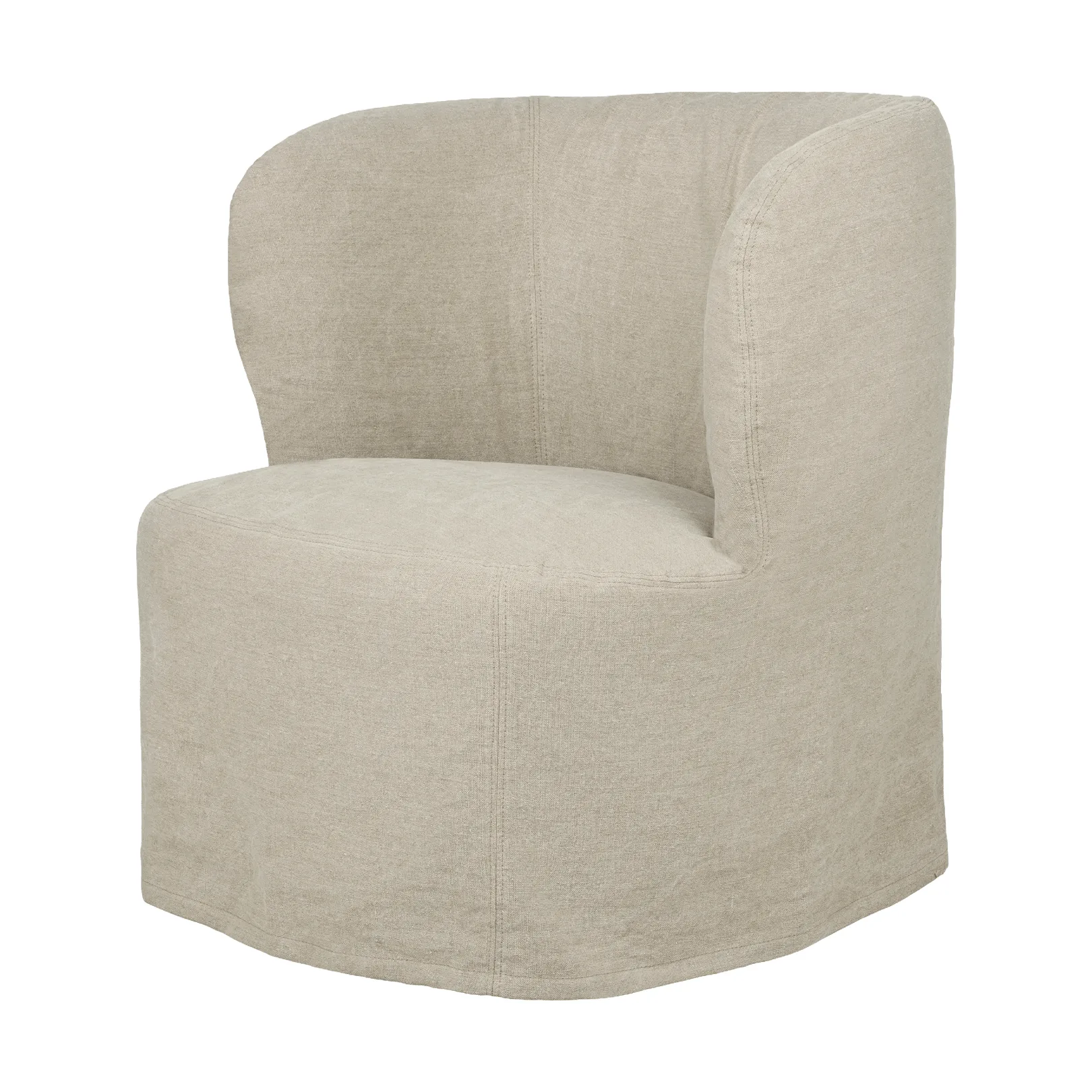 Stay Slipcover Loungesessel, Linen 0023, klein GUBI