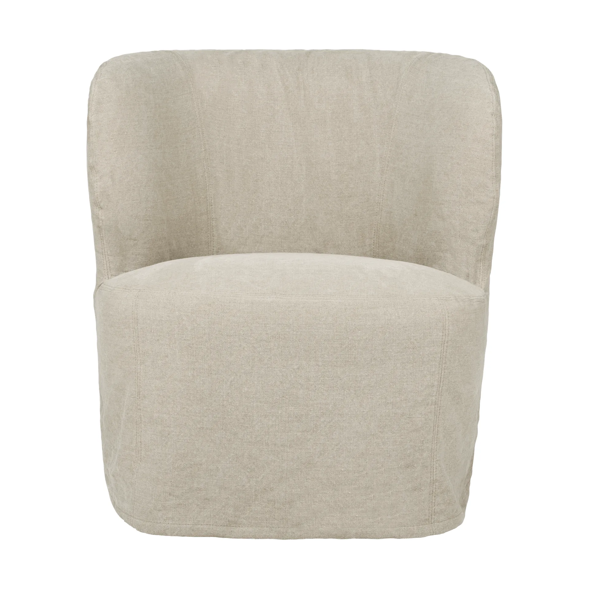 Stay Slipcover Loungesessel, Linen 0023, klein GUBI