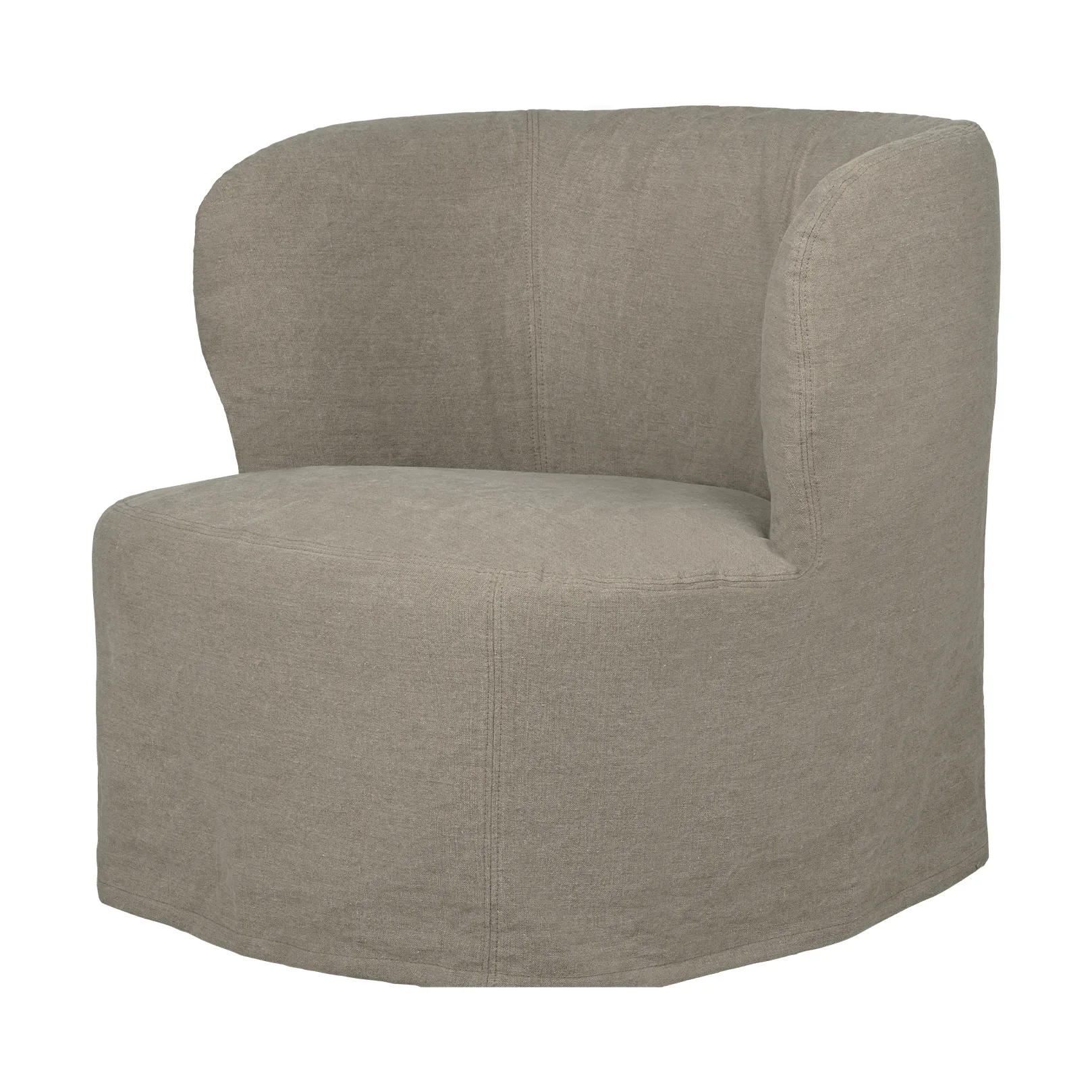 Stay Slipcover Loungesessel, Linen 0024, groß GUBI