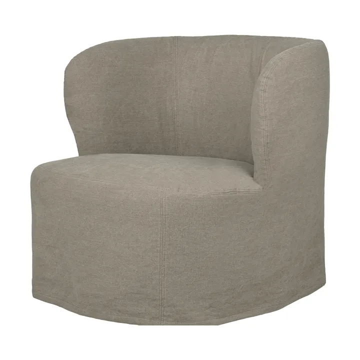 Stay Slipcover Loungesessel - Linen 0024, groß - GUBI