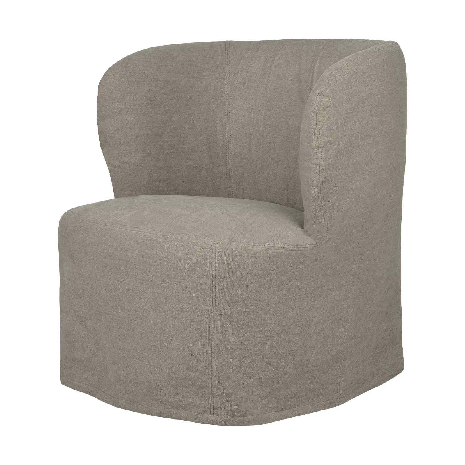 Stay Slipcover Loungesessel, Linen 0024, klein GUBI