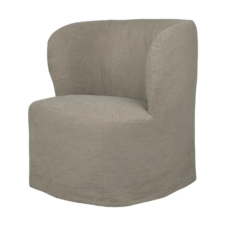 Stay Slipcover Loungesessel - Linen 0024, klein - GUBI