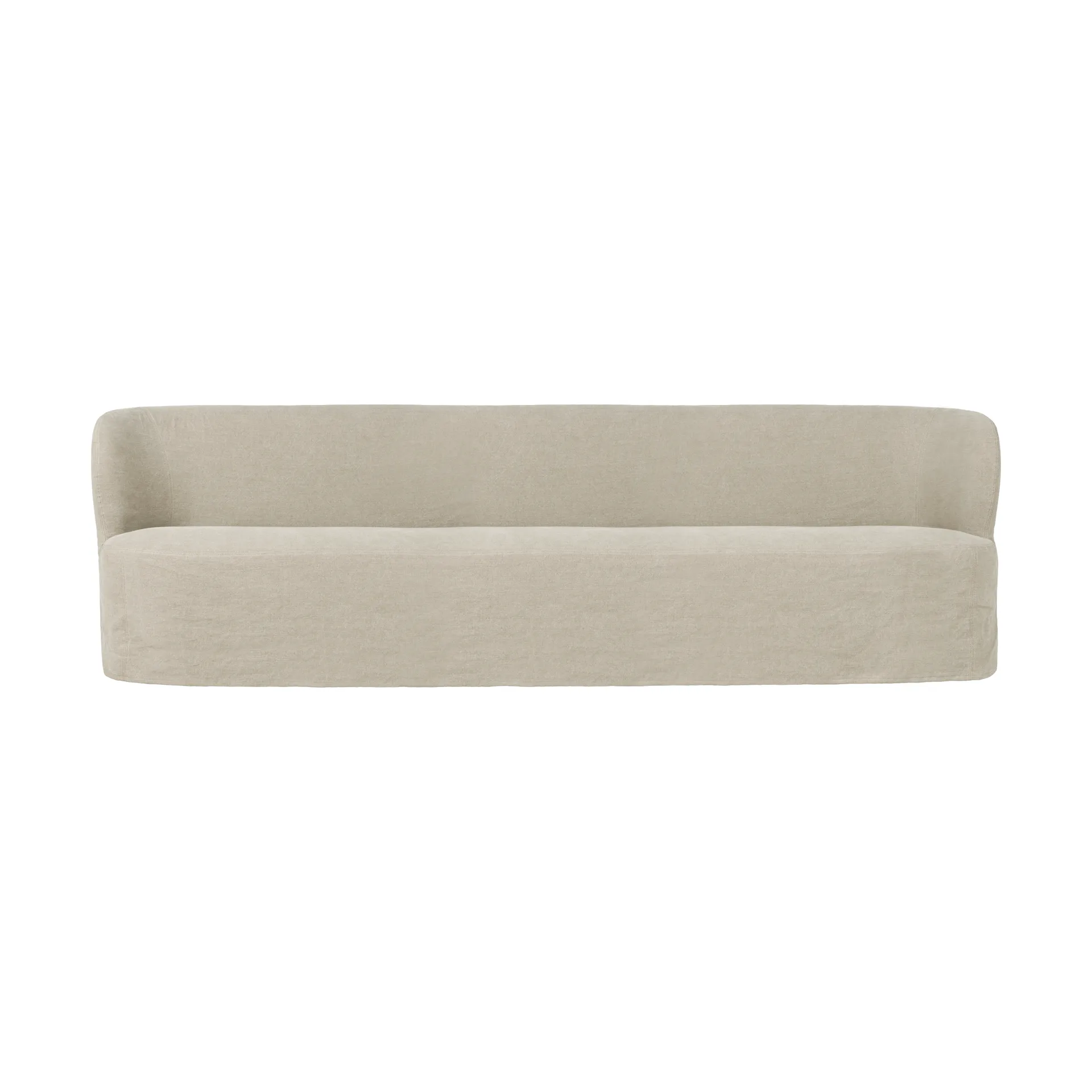 Stay Slipcover Sofa, Leinen 0023, 260x70 cm, 4-Sitzer GUBI