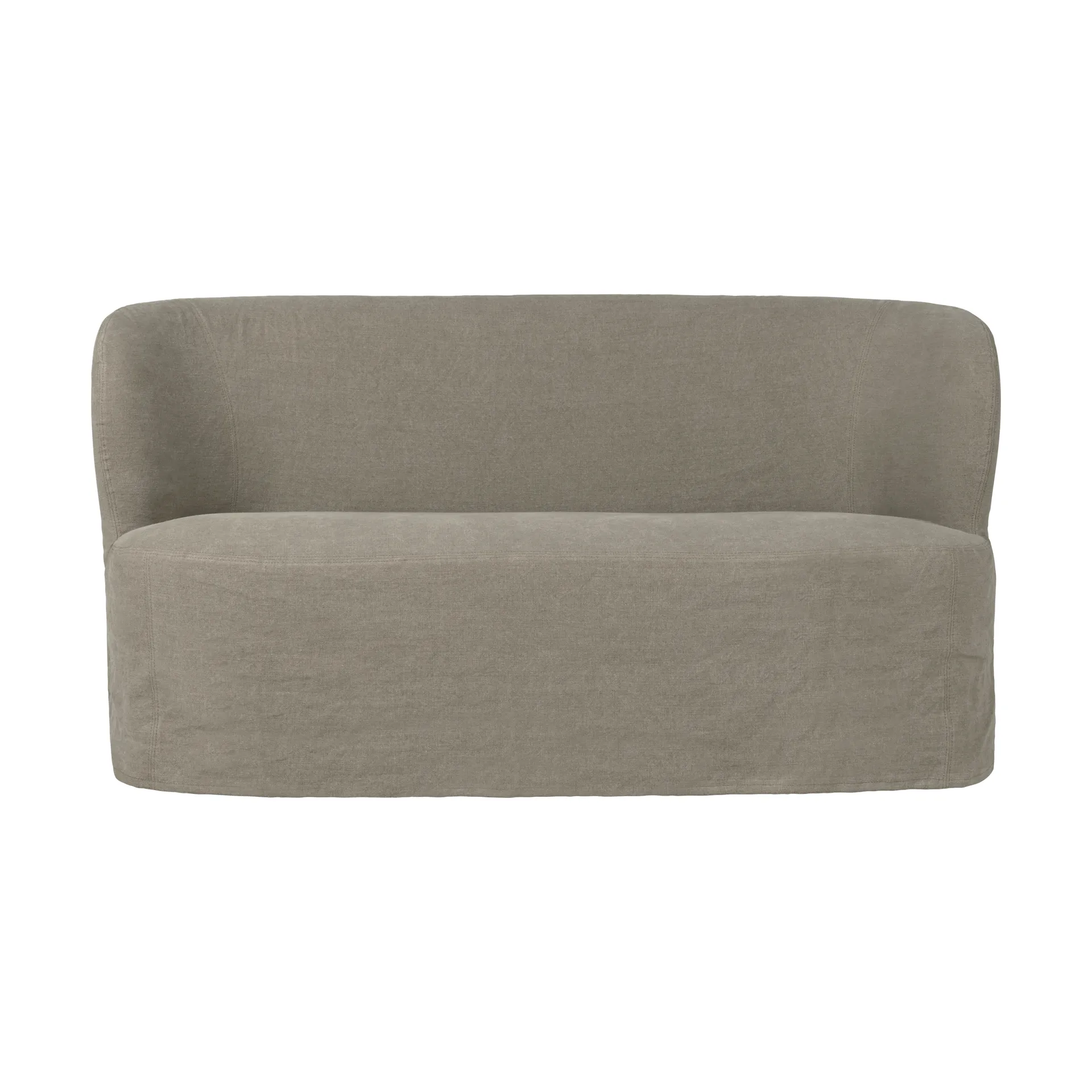Stay Slipcover Sofa, Leinen 0024, 150x70 cm, 2-Sitzer GUBI