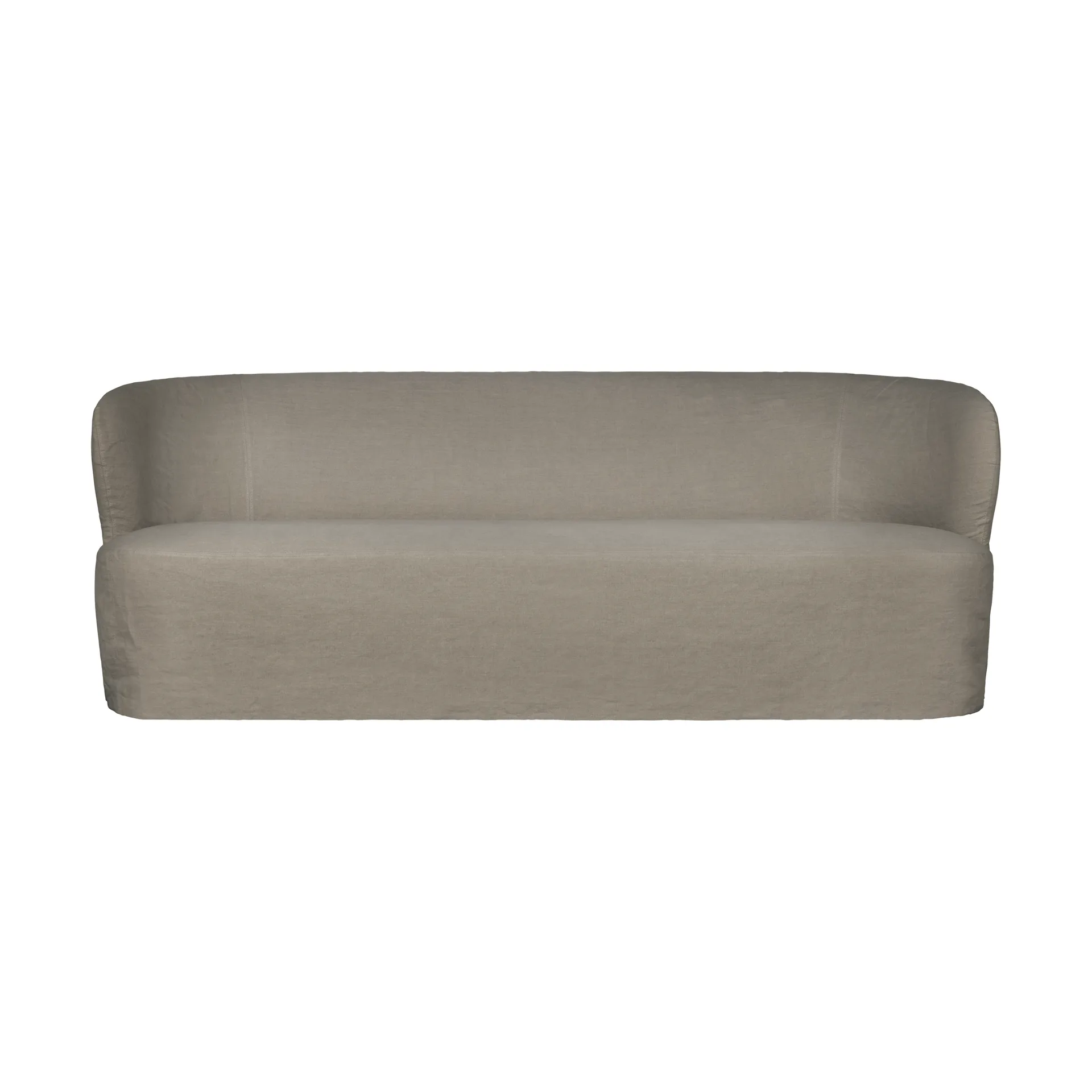 Stay Slipcover Sofa, Leinen 0024, 220x95 cm, 3-Sitzer GUBI