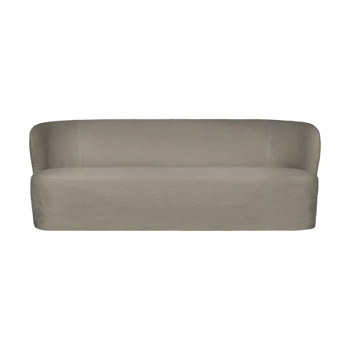 Stay Slipcover Sofa - Leinen 0024, 220x95 cm, 3-Sitzer - GUBI