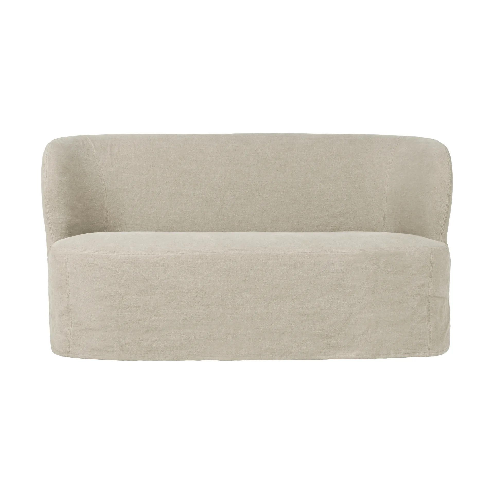 Stay Slipcover Sofa, Linen 0023, 150x70 cm, 2-Sitzer GUBI