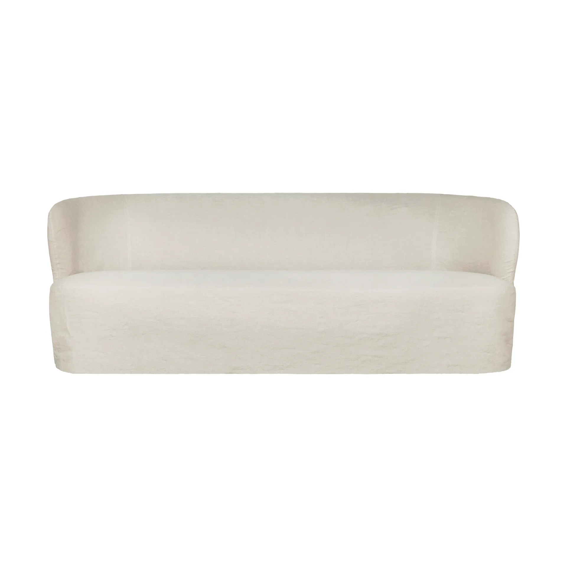 Stay Slipcover Sofa, Linen 0023, 220x95 cm, 3-Sitzer GUBI