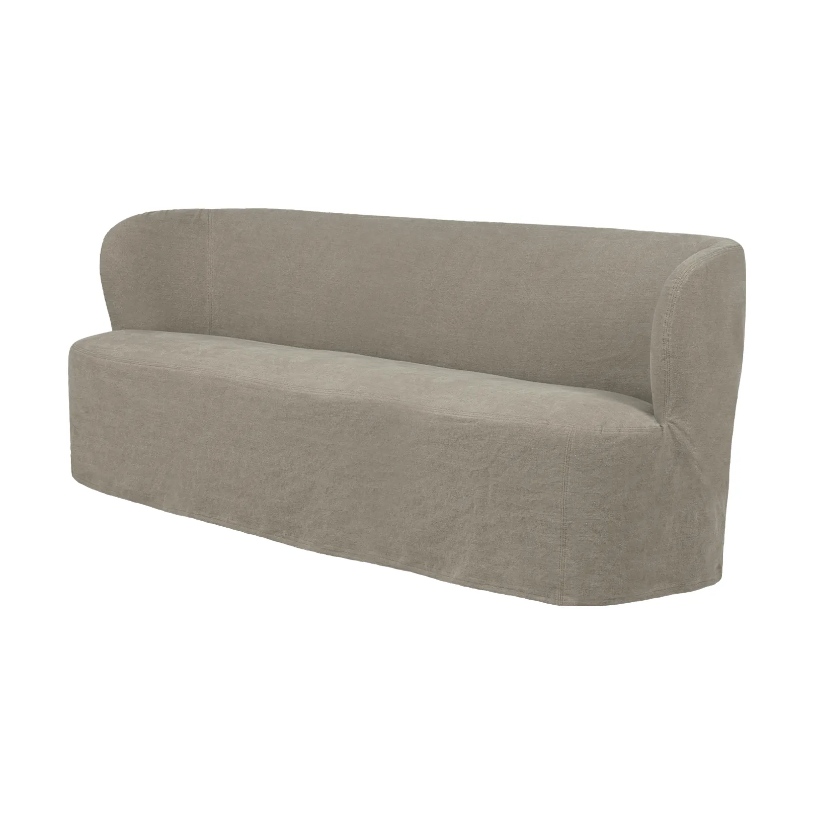 Stay Slipcover Sofa, Linen 0024, 190x70 cm, 2,5-Sitzer GUBI