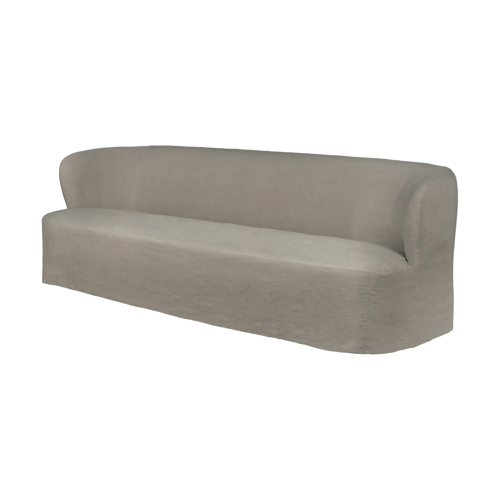 Stay Slipcover Sofa, Linen 0024, 260x95 cm, 4-Sitzer GUBI