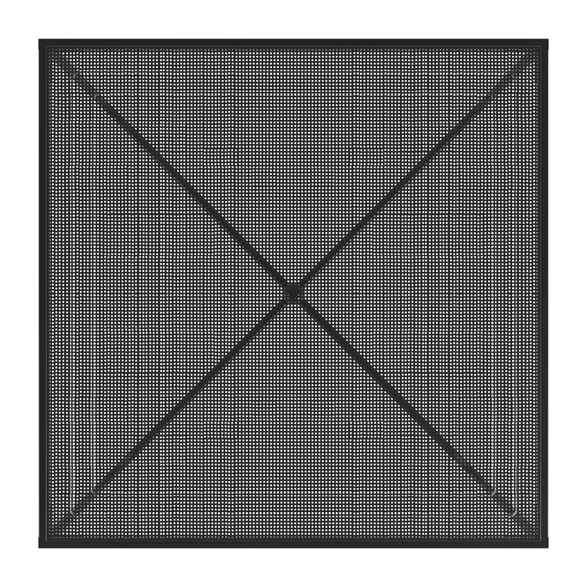 Tropique Tisch 90 x 90 x 75cm, Classic black GUBI