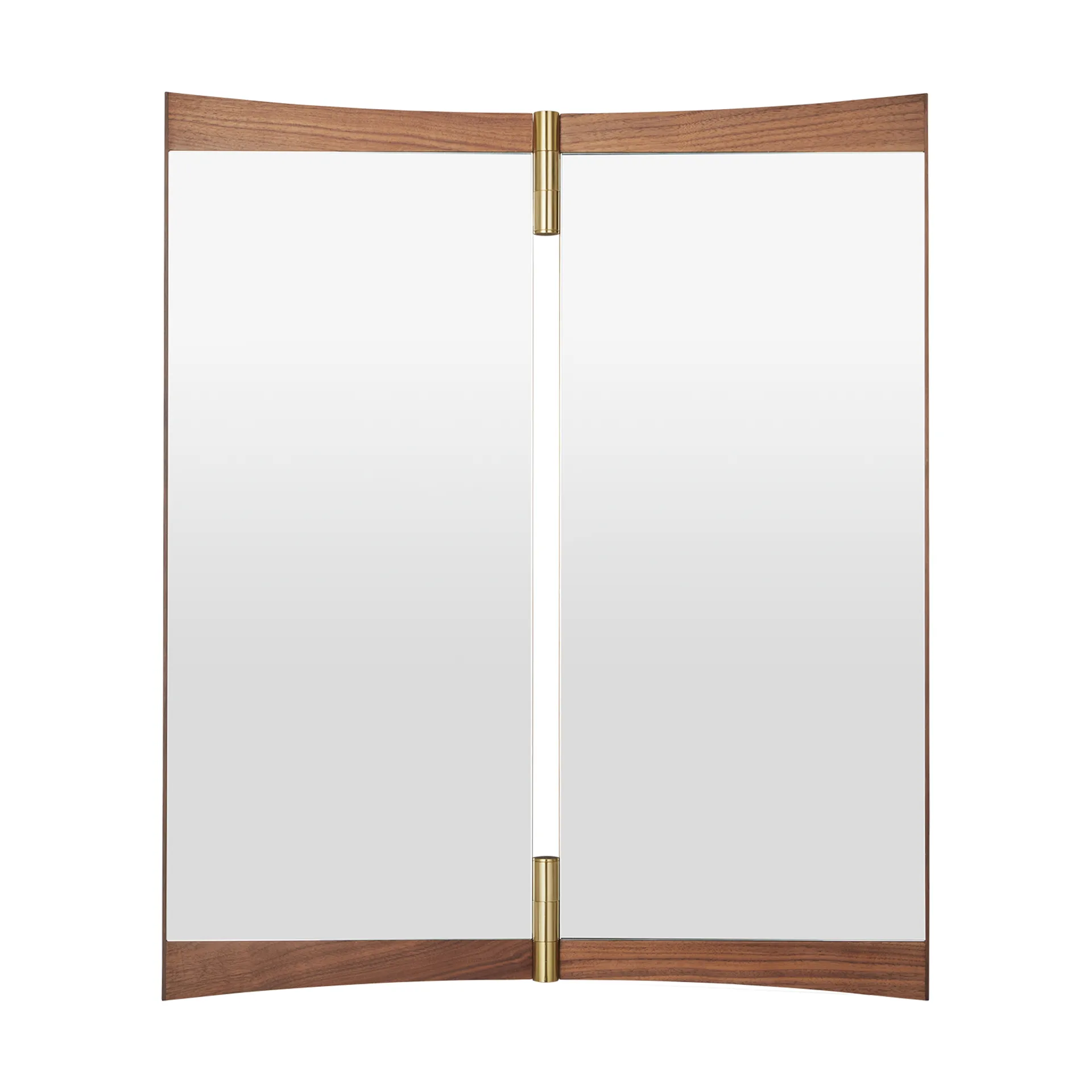 Vanity Spiegel 2, Walnuss-Messing GUBI