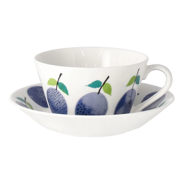 Prunus Teetasse mit Untertasse Ø15,3 cm - 25 cl - Gustafsbergs Porslinsfabrik