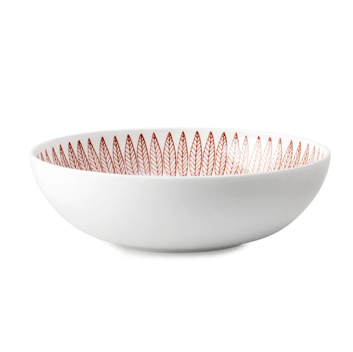 Röd Salix Schale - Ø 17cm - Gustafsbergs Porslinsfabrik