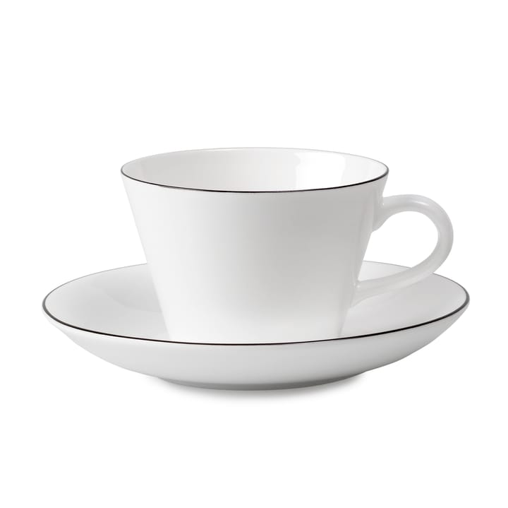 Natur Kaffee-Set Kegel - Kaffeetasse + Untersetzer - Gustavsbergs Porslinsfabrik