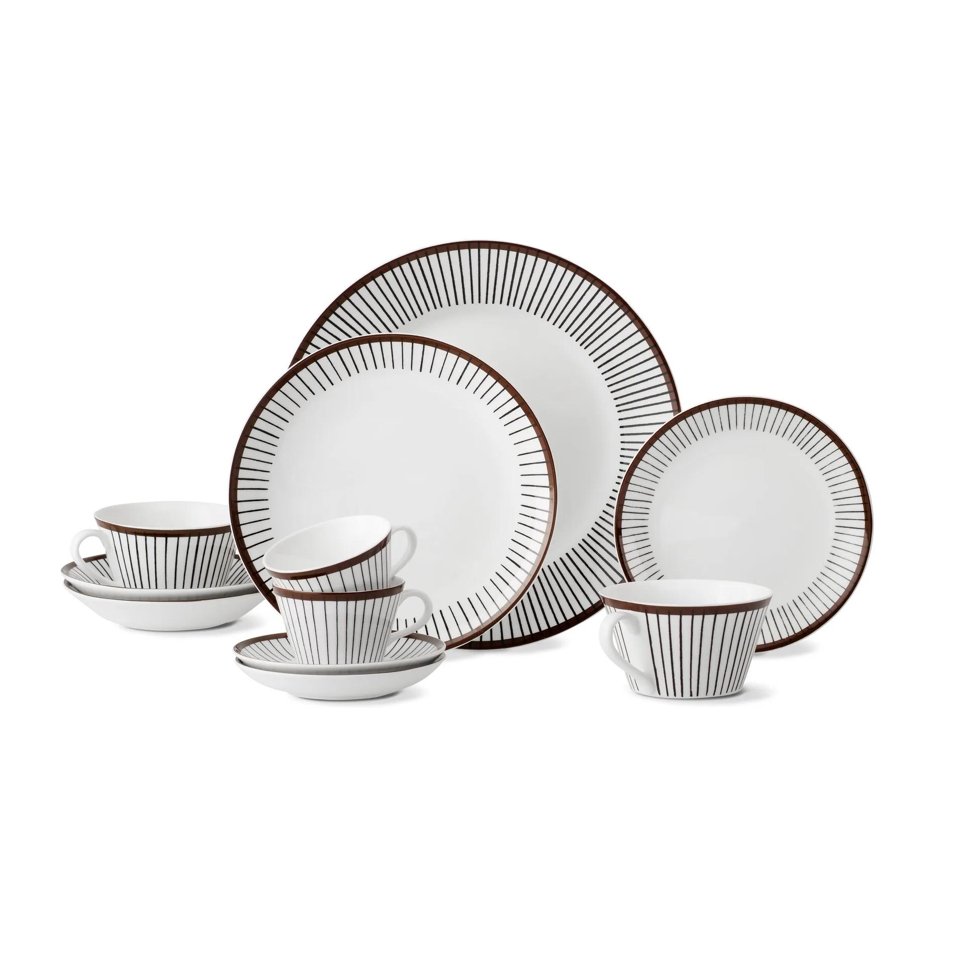 Ribb Teetasse, Teetasse + Untertasse Gustavsbergs Porslinsfabrik