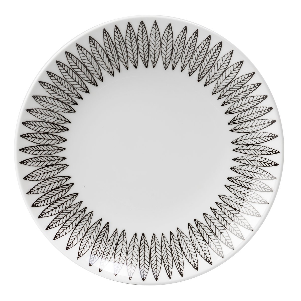 Gustavsbergs Porslinsfabrik Svart Salix Teller Ø 28cm