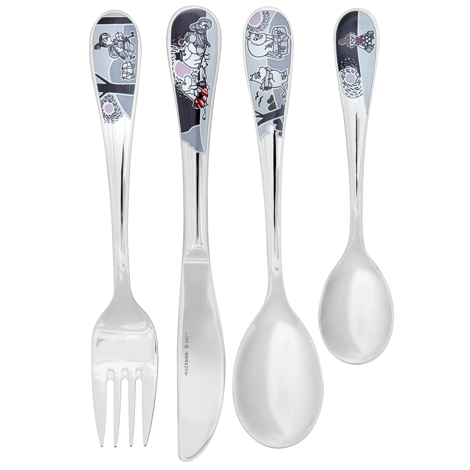 Mumin Kinderbesteck 4er Set, Adventure - Move Hackman